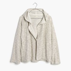 Madewell textural hooded sweater